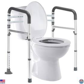 B0cbjmpyzx Visit The Lianjindun Store Adjustable Toilet Safety Rails For Seniors Foldable Handicap Handles 300 Lb