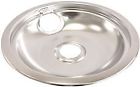 W10196405 Whirlpool Electric Range Drip Pan Fits Ranges Chrome 895650001121
