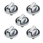 W10284885 Fits For Whirlpool Stove Knobs Stainless Steel Color Gas Range Oven St