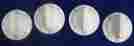 Jdp40wb2ww Wb3k5258 Ge Range Burner Knobs Set Of 4 White Pn D16880