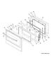 Wb56x27480 Ge New Oem Wall Oven Window Pack Asm