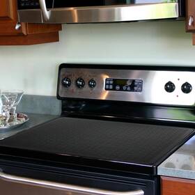 Wcbsqx 762736856220 Stove Top Covers For Electric 28 X 20 Inch Silicone Mat Glass