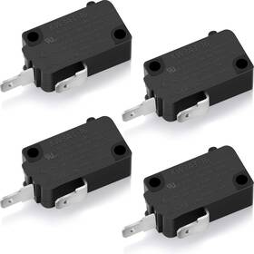 Weewooday-372 Weewooday 738635728197 4 Pieces Microwave Oven Door Switches Kw3at-16 Replacement Parts