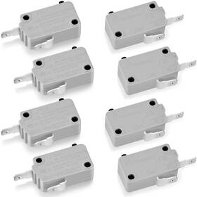 Xp-weewooday-495265 Weewooday 8 Pcs Microwave Oven Door Switch Replacements Part Kw3a Grey Xp-weewooday-495265 Weewooday 8 Pcs Microwave Oven Door Switch Replacements Part Kw3a Grey