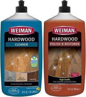 8541814371 Weiman Hardwood Floor Cleaner And Polish Restorer Combo - 1 Fl Oz Pack Of