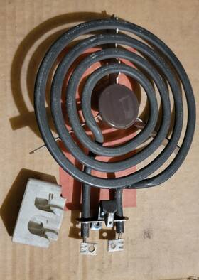Q123745 Westinghouse New 6 Inch Range Coil Element And Terminal Block Surface Unit