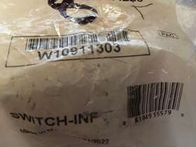 W10911303 Whirlpool 10911303 New Inch Oem Range Surface Element Switch #w10911303