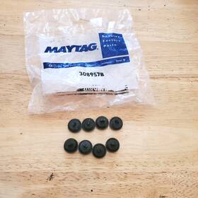 Whirlpool 308957b Nos Vintage Maytag Stove Range Clock Timer Button Knob Set Oem