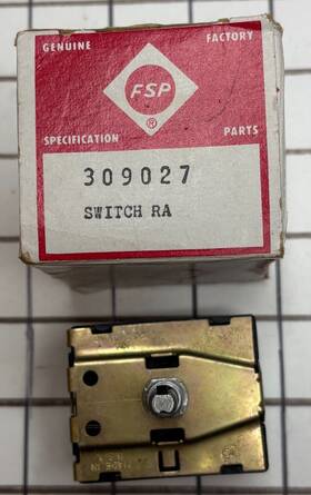309027 Whirlpool Oven Control Switch