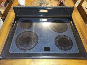 Rf386pxdb0 Whirlpool 3176532 Stove Black Cooktop Minor Blemishes