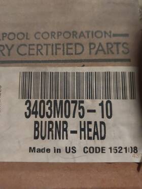 3403m075-10 Whirlpool Burner Head