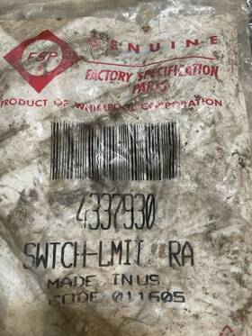 4337930 Whirlpool Oem New Range Limit Switch Ready To Ship