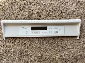 4451305 Whirlpool 27 Inch Double Oven Touch Control Panel White Used Working Perfect