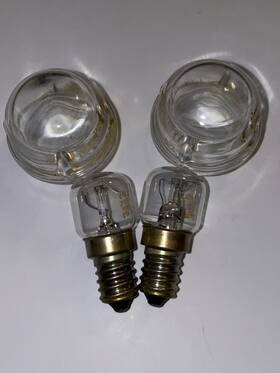 Wp4173175 Whirlpool 4452165 Set Of 2 Genuine Oem Oven Light Lenses Good Bulbs
