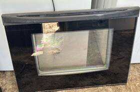 Gr448lxpb1 Whirlpool 448lxpb1 Range Oven Door Assembly With Handle Black M#gr448lxpb1