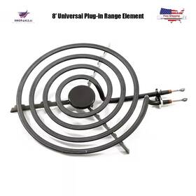 464104 Whirlpool Durable Universal Electric Range Cooktop Stove 8 Inch Large Burner Heating Element