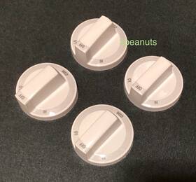7737p416-60 Whirlpool Set Of 4 Bisque Burner Control Knobs Part # Stove Range