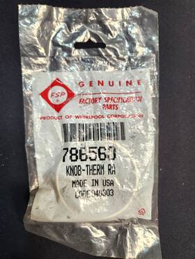 786560 Whirlpool Oven Knob Nos