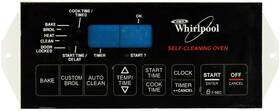 8273747 Whirlpool Range Control Board With Black Overlay