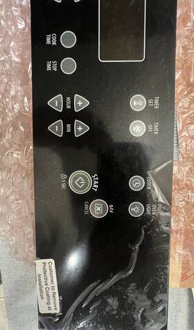 8304269 Whirlpool New Oem Switch Membrane / Overlay /keypad - Scratched-read