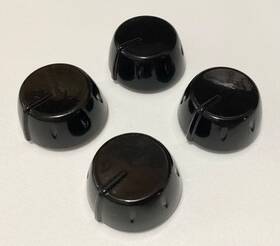 9756943 Whirlpool Set Of 4 Black Kitchenaid Burner Control Knobs Stove Range