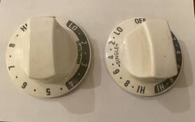 Kip-5b05 Whirlpool Range Oven Sure Simmer Knob White Kip 5b05 2 Available
