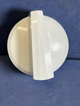 Kip-5j13 Whirlpool Ge Range Oven Burner Knob White Metal Filled Kip 5j13