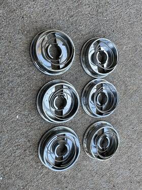 Rde-6300 Whirlpool Vintage Set In Electric Range Oven Control Knob Bezel Of 6