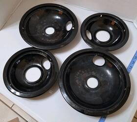 Rf367lxmb Whirlpool Oem Range Burner Drip Bowl Set For Sef Of 4