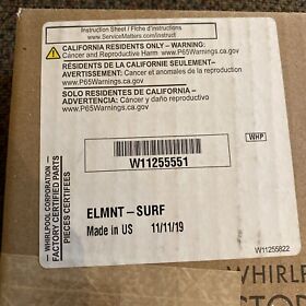 W11371990 Whirlpool Stove Oven Range Surface Element Smart Safety W11255551 New