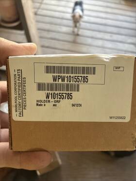 W10155785 Whirlpool Brand New/ Never Opened/ Sealed Box/ Oem Cooktop Holder Orf