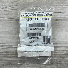 Wpw10180180 Whirlpool W10180180 New Oem Genuine Oven Range Burner Knob