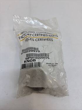 Wpw10220975 Whirlpool W10220975 Oem Range Knob