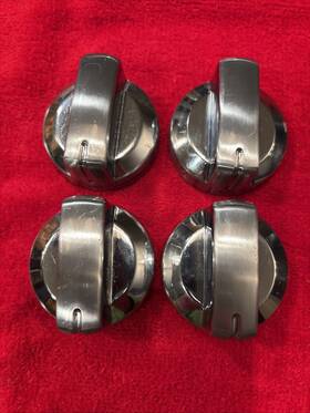 W10246107 Whirlpool W10246106 Range Stove Knob Electric Complete Set Of 4 Ss