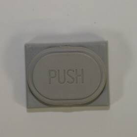 W10323315 Whirlpool Kitchenaid Downdraft Hood Raise/lower Push Button Oval Gray