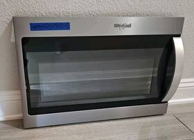 W10468669 Whirlpool Microwave Door Assembly Stainless/black Oem 22359702 Tested