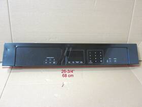 W10535022 Whirlpool Control Panel Black 27 Inch