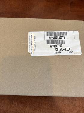 W10547770 Whirlpool Microwave Control Board Part #