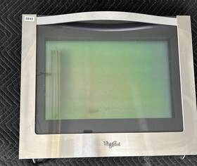 W10587557 Whirlpool Stainless Complete Single Oven Door W Handle Assembly 24 Inch