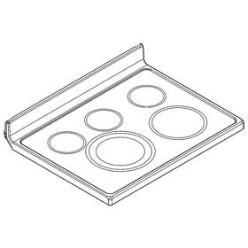 W10804319 Whirlpool Range Main Top Genuine Oem Part