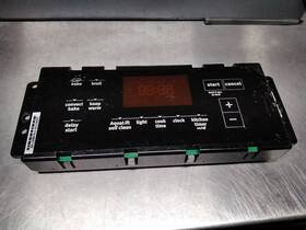 W10888768 Whirlpool Range Control Board Dent In Front Button Works Part # Rev A