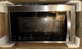 W10893445 Whirlpool Gold Series Microwave Door Light Scratch Lightly Used