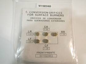 W11083838 Whirlpool W11022463 Oem Lp Conversion Kit Subs To