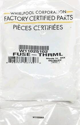 W11025102 Whirlpool New Genuine Oem Oven Range Thermal Fuse