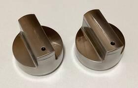 W11084052 Whirlpool Lot Of 2 Maytag Stainless Burner Knobs Part # Stove Range