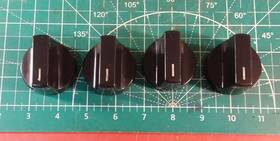 W11022718 Whirlpool W11158169 Oem Electric Stove Knob Set 4