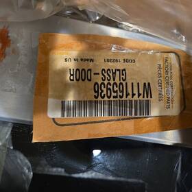 W11165936 Whirlpool Brand New Oem Glass Door
