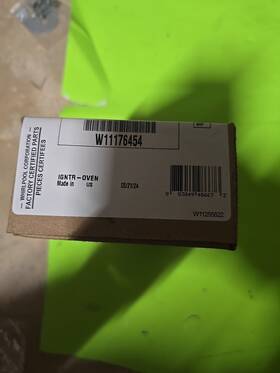 W11176454 Whirlpool Oem Range Igniter New