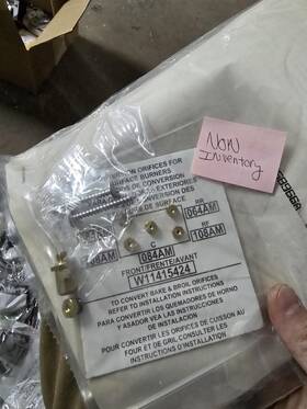 W11415424-original Whirlpool W11415424 Surface Burner/bake Lp Conversion Orifice Kit New