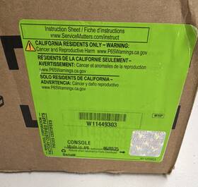 W11449303 Whirlpool Genuine Oem Jenn-air Console Control Panel Assembly